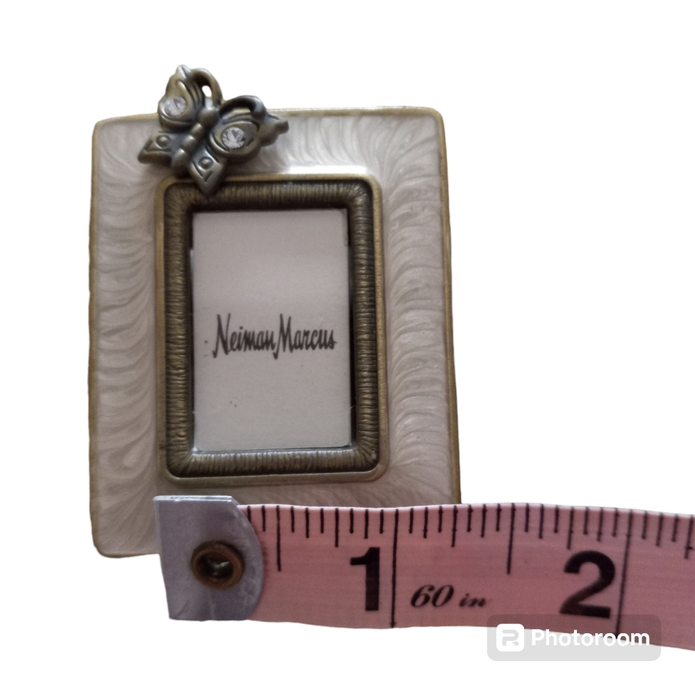 Jay Strongwater for Neiman Marcus Mini Picture Frame with Swarovski Crystals - Picture 3 of 4